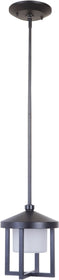 8"W Alta 1-Light LED Outdoor LED Outdoor Pendant Midnight