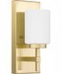 Wilburn Small 1-light Bath Light Satin Brass