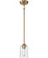 Bolden 1-Light Mini Pendant Satin Brass