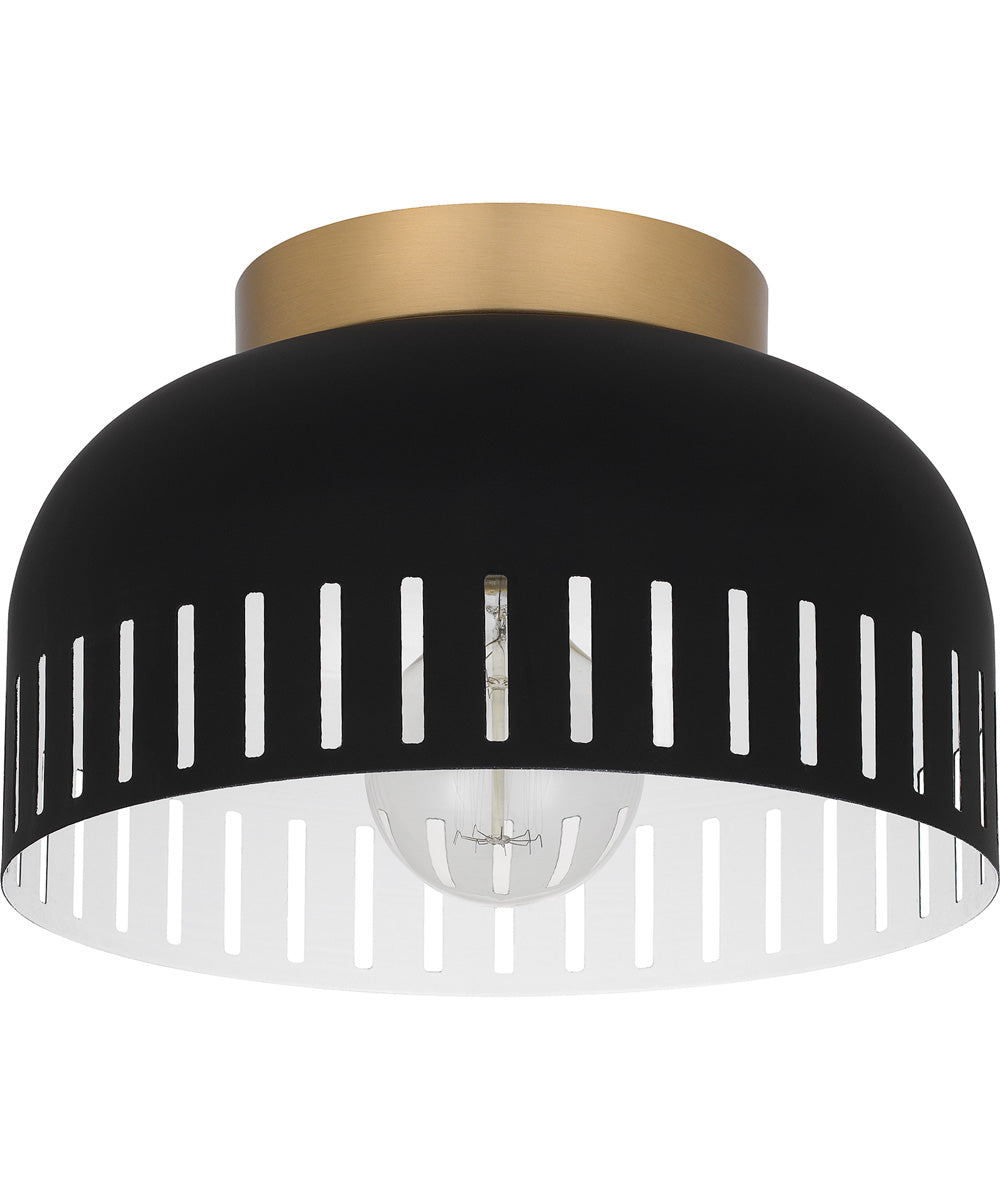 Quoizel Flush Mount Small 1-light Flush Mount Matte Black
