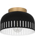 Quoizel Flush Mount Small 1-light Flush Mount Matte Black