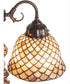 23" High Tiffany Fishscale 3 Light Table Lamp