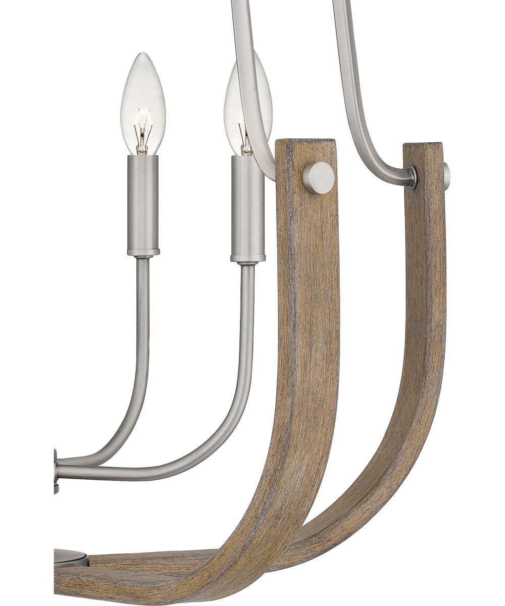 Challis 5-light Chandelier Antique Nickel