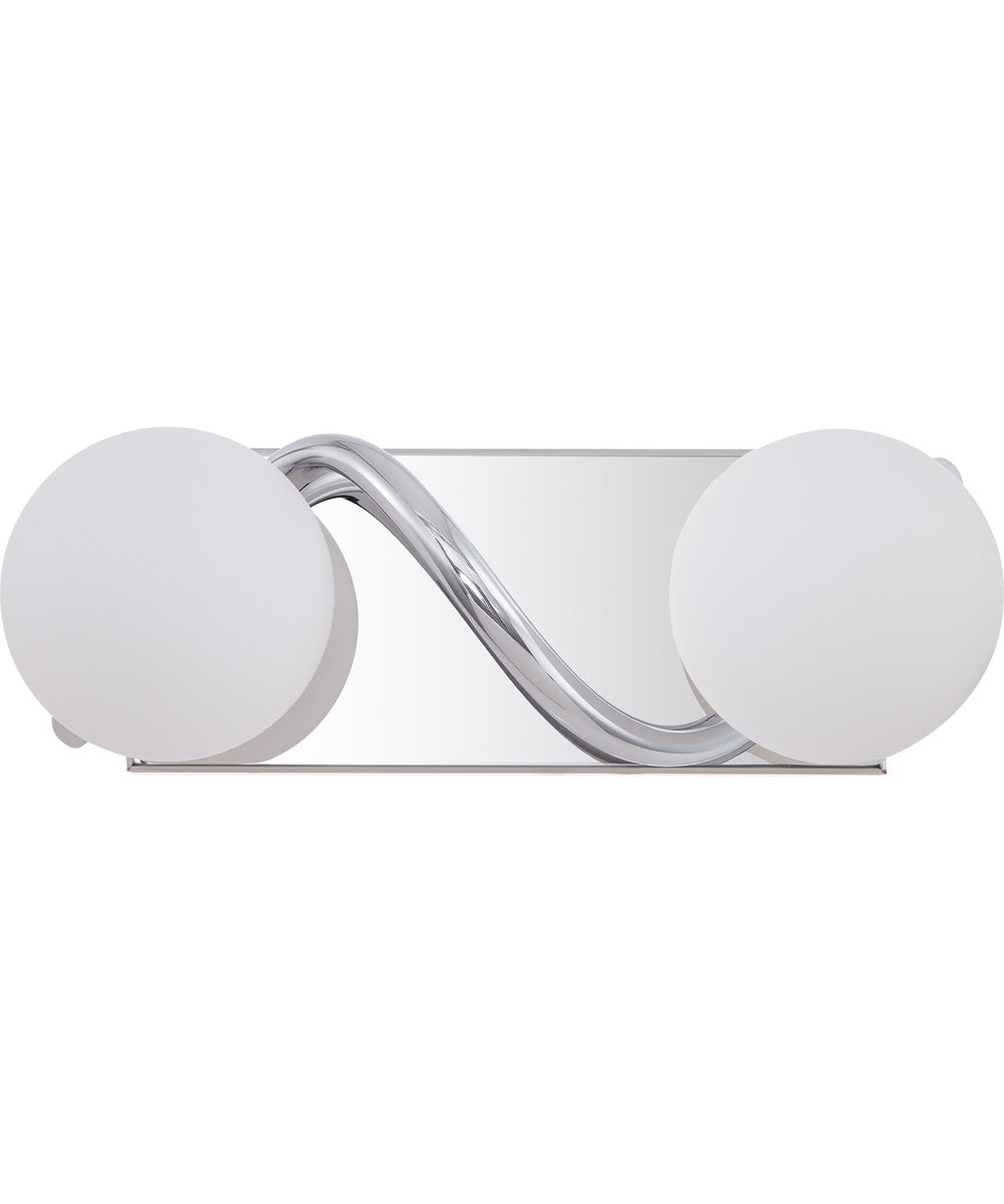 Essence 2-light Bath Light Polished Chrome