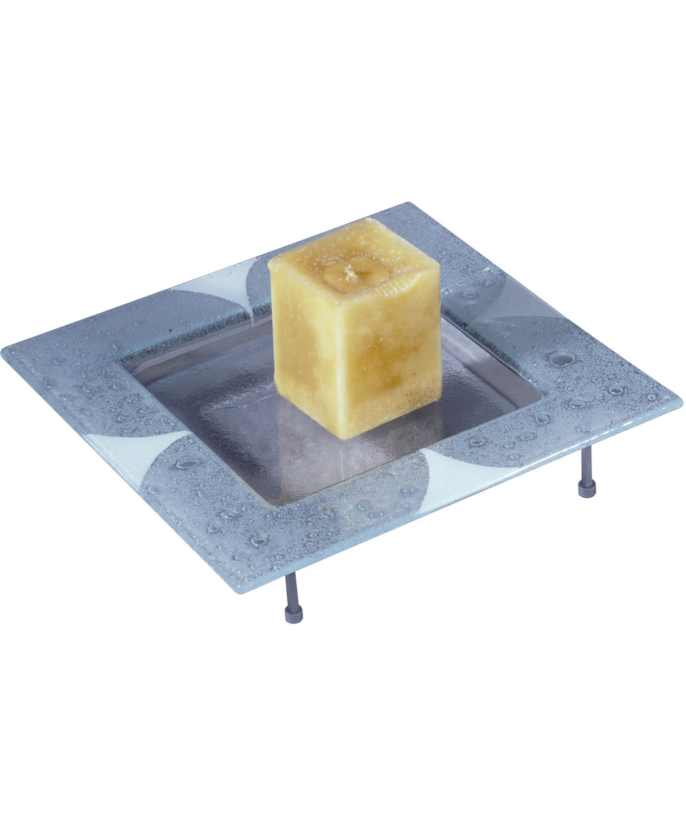 1.5 Inch H Eccentric Fused Glass Candle Votive