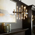 Luxe 16-light Chandelier Textured Black w/ Aged Brass