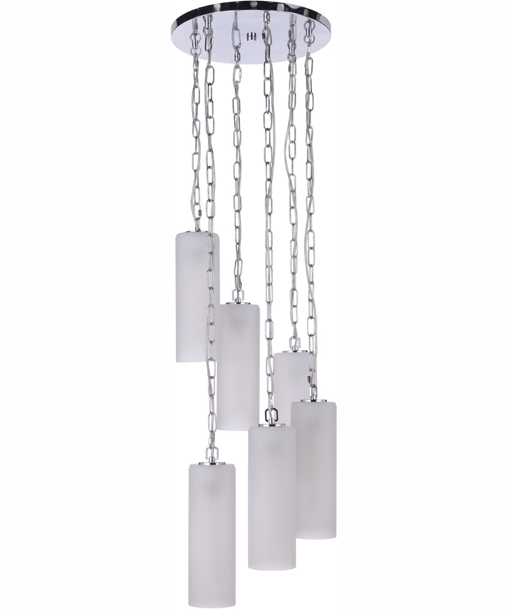 Myos 6-Light Pendant Chrome