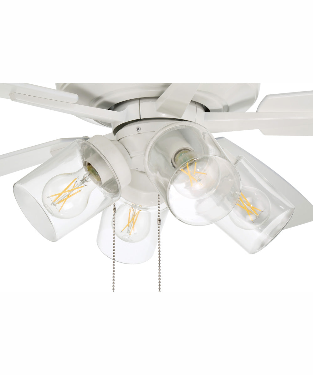 60" Outdoor Super Pro 104 4-Light Indoor/Outdoor Ceiling Fan White