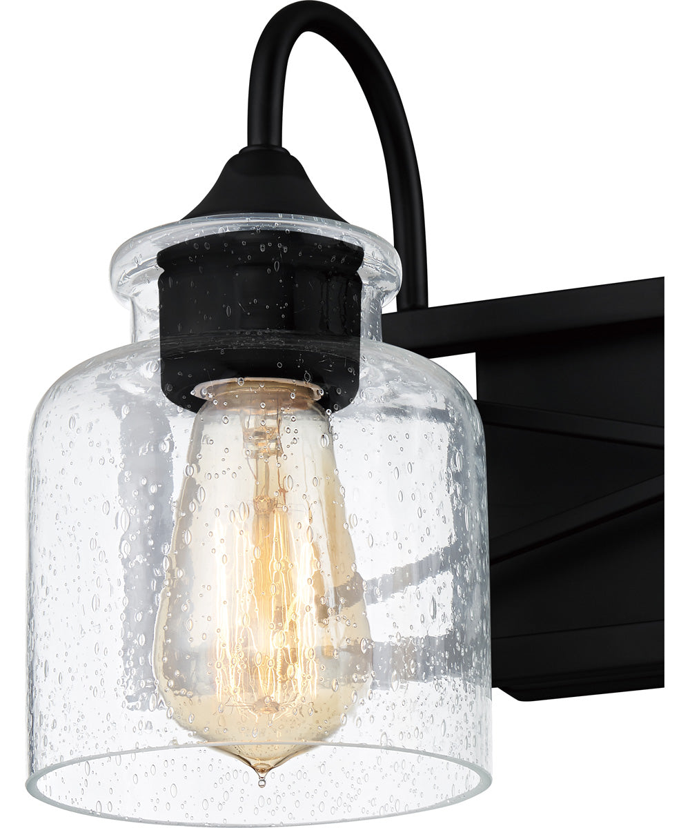 Bartley Medium 2-light Bath Light Matte Black