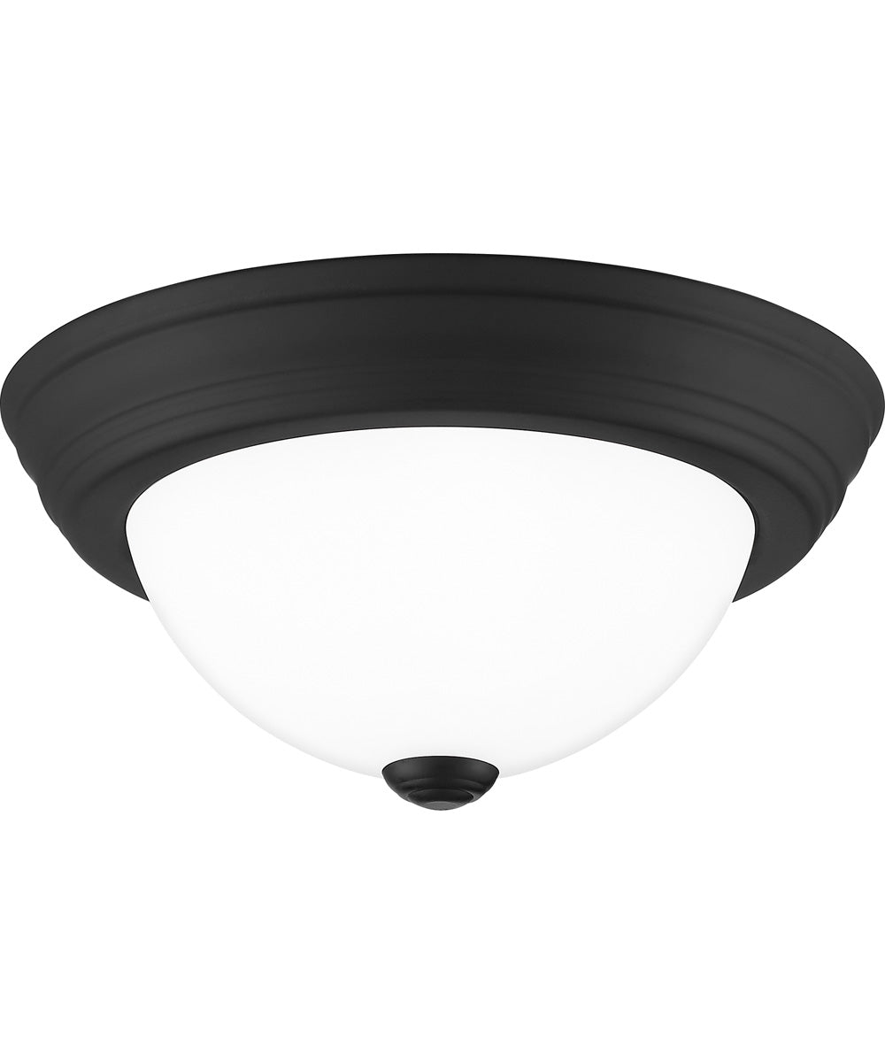 Erwin Small 1-light Flush Mount Matte Black