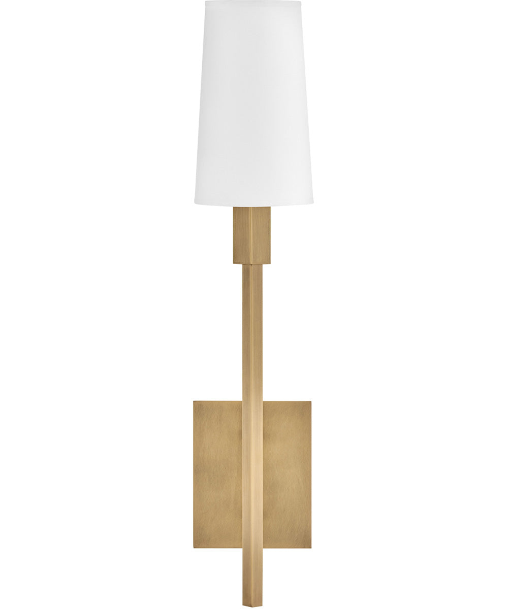 Fenwick 1-Light Large Sconce in Heritage Brass