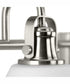 Preston 4-Light Coastal Bath Vanity Light Brushed Nickel