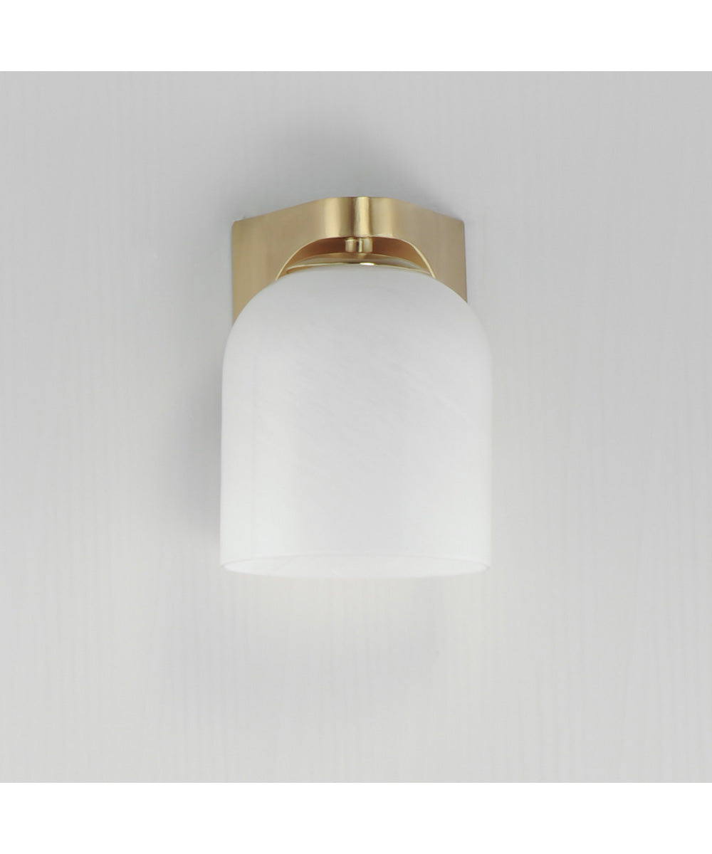 Scoop 1-Light Bath Vanity Natural Aged Brass