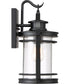 Booker Medium 1-light Outdoor Wall Light Mystic Black