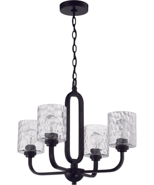Collins 4-Light Chandelier Flat Black