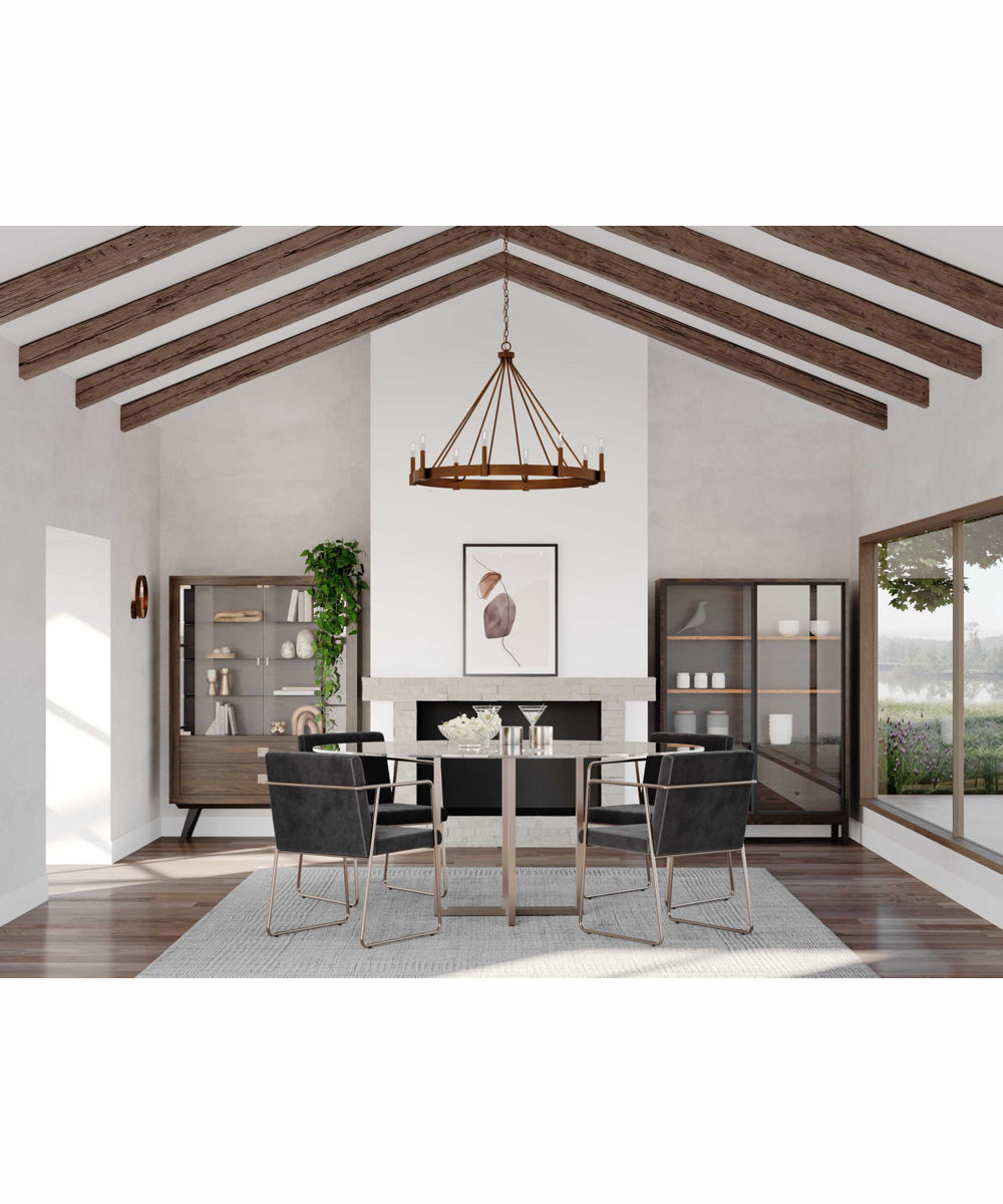 Breckenridge 1-Light Rustic Farmhouse Wall Bracket with Aged Bronze