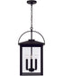 Bryson 4-Light Outdoor Hanging-Lantern Black