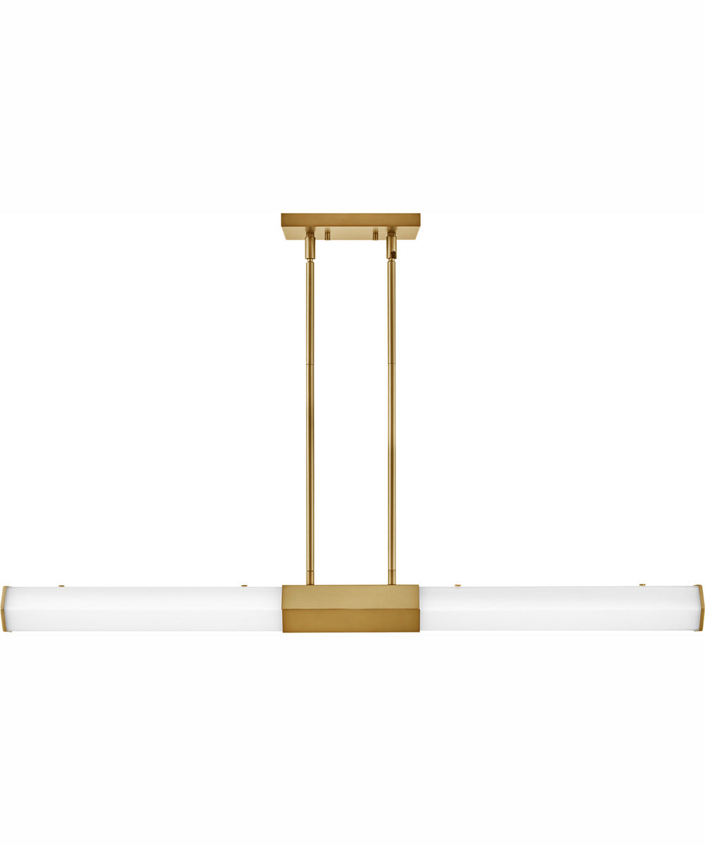 Facet LED-Light Medium LED Linear in Heritage Brass