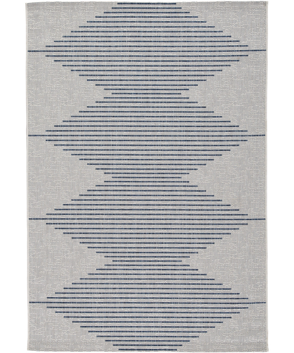 8'x10' Alverno Large Rug White/Blue