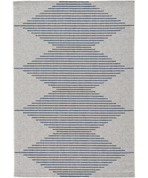 8'x10' Alverno Large Rug White/Blue