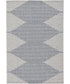 8'x10' Alverno Large Rug White/Blue