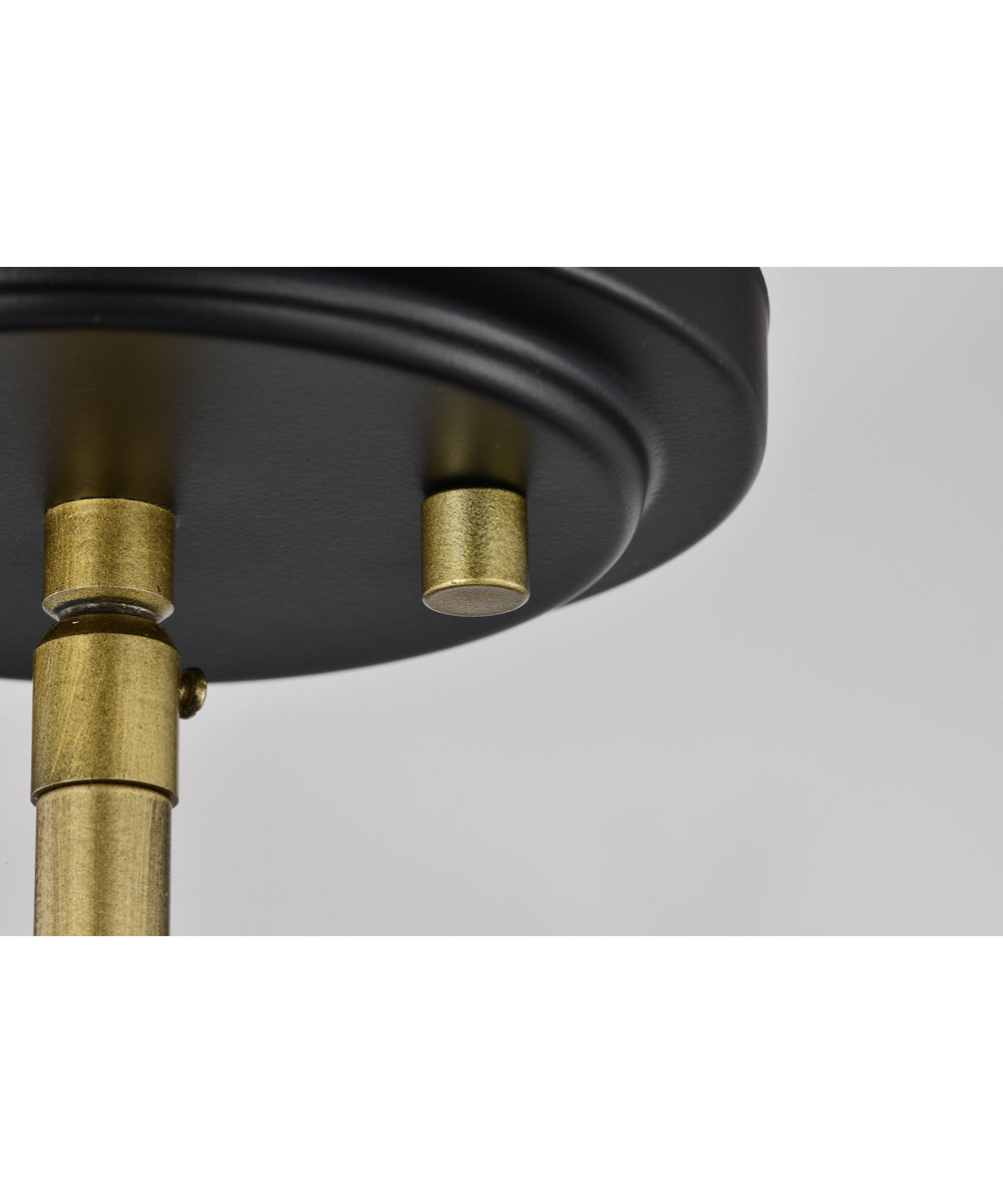 Adina 1-Light Pendant Matte Black