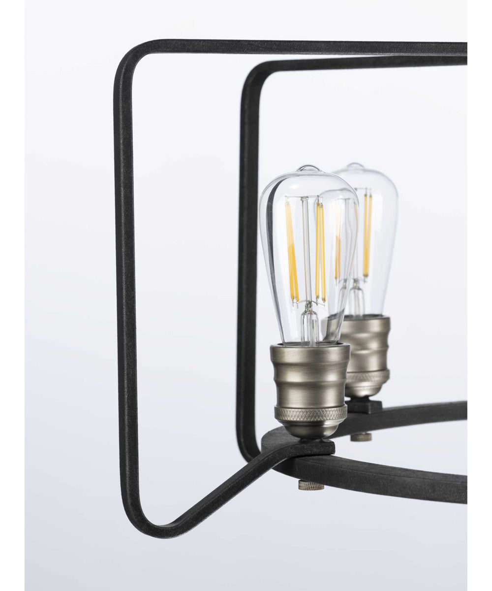 Foster 6-Light Farmhouse Chandelier Light Gilded Iron