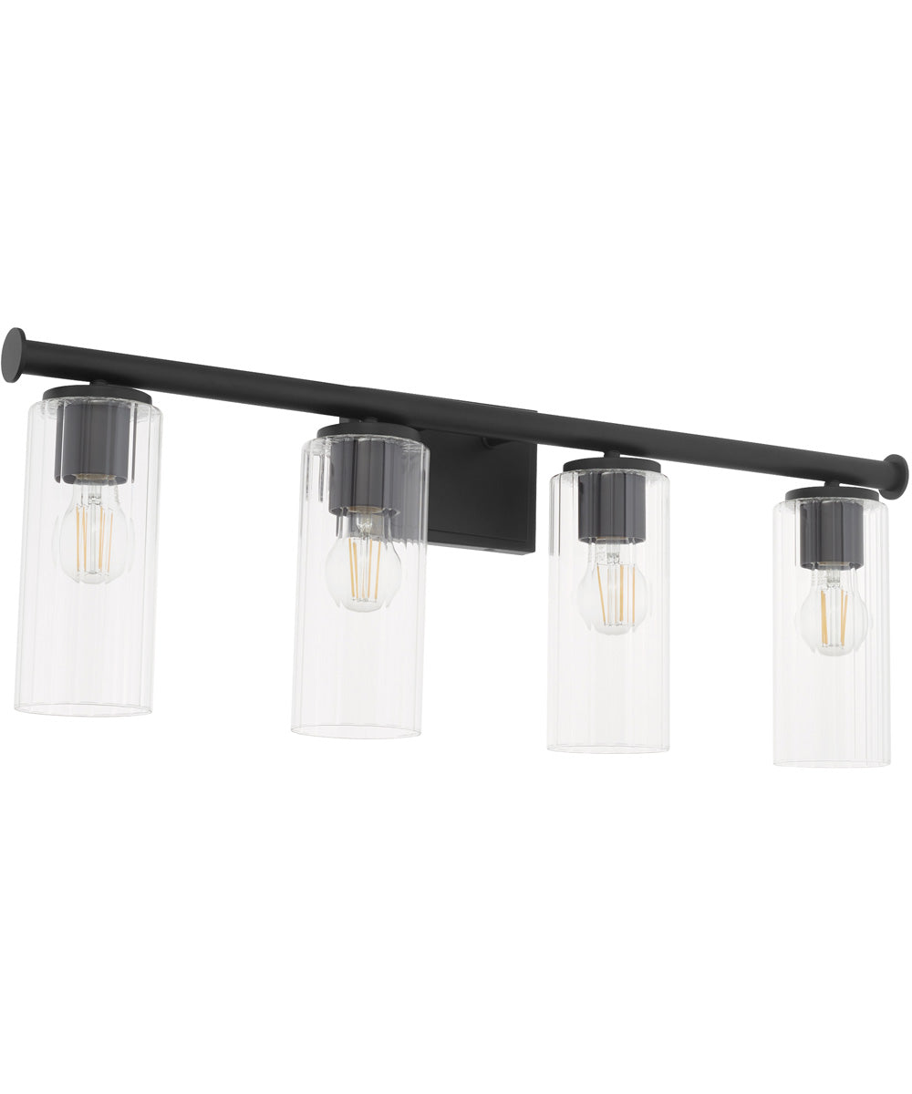 Tamara Day's Mercier 4-light Bath Vanity Light Matte Black