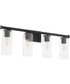 Tamara Day's Mercier 4-light Bath Vanity Light Matte Black
