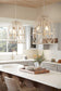 Chastain 3-Light Basket Farmhouse Pendant Light Bleached Oak