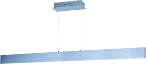54"W Blade LED Pendant Brushed Aluminum