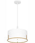 Quoizel Pendant Large 3-light Pendant White