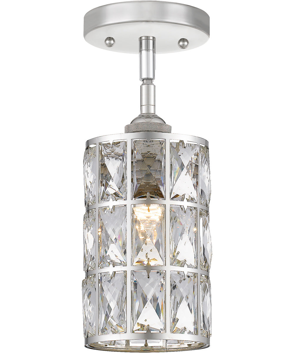 Oliver Small 1-light Mini Pendant Polished Nickel