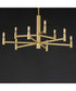 Emana 9-Light Chandelier Natural Aged Brass
