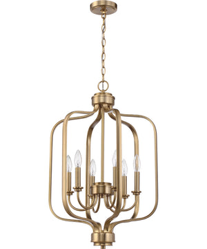 Bolden 6-Light Foyer Satin Brass