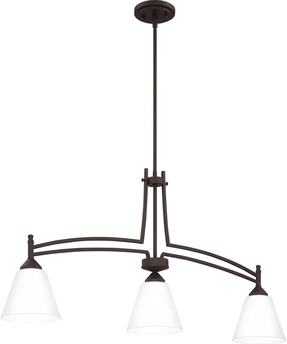 Billingsley 3-light Island Light Old Bronze