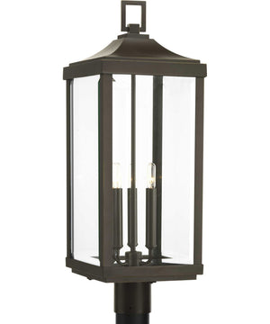 Gibbes Street 3-Light Post Lantern Antique Bronze