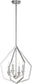 18"W Knox 4-light Pendant Satin Nickel