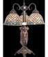 23" High Tiffany Fishscale 3 Light Table Lamp