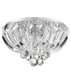 Glisten 5-light Flush Mount Polished Chrome