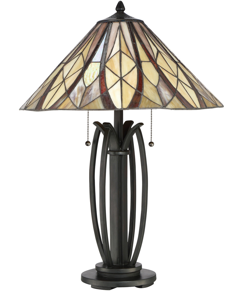 Victory Small 2-light Table Lamp Valiant Bronze
