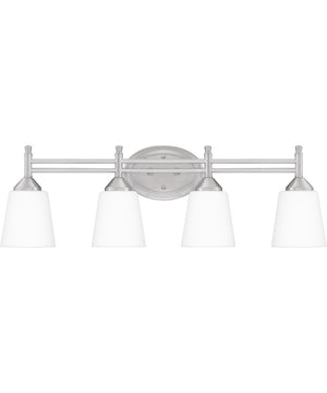 Billingsley Extra Large 4-light Bath Light Brushed Nickel