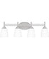Billingsley Extra Large 4-light Bath Light Brushed Nickel