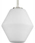 Copeland 1-Light Mid-Century Modern Pendant Brushed Nickel