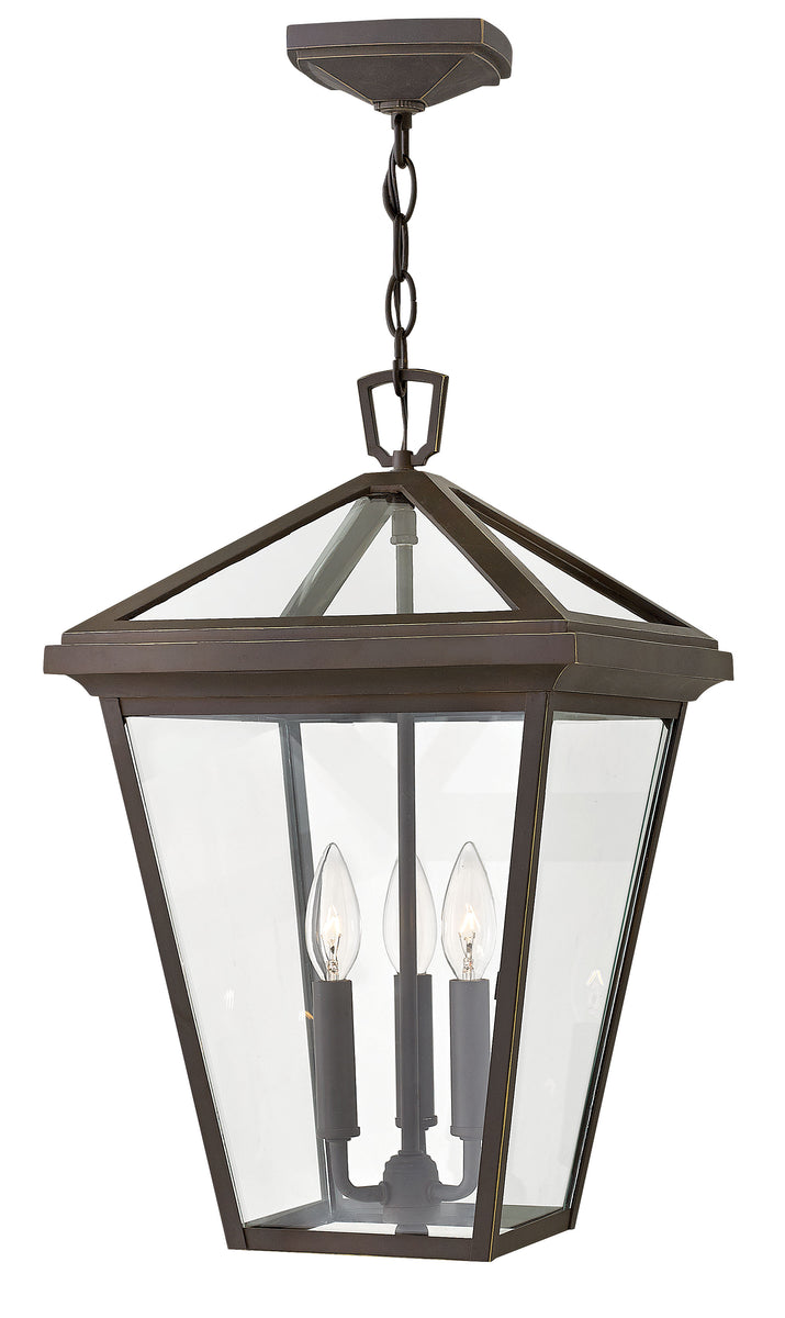 12"W Alford Place 3-Light Outdoor Hanging Light in Oil Rubbed Bronze