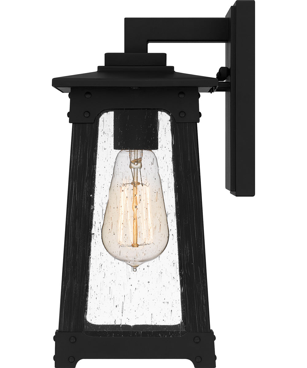 Drescher Small 1-light Outdoor Wall Light  Coastal Armour Aluminum Matte Black