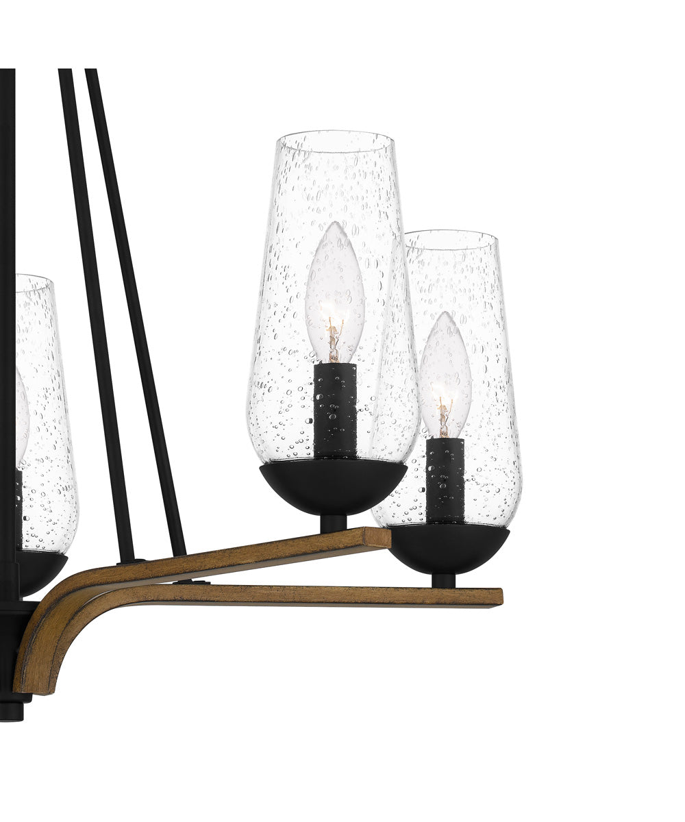 Rochester 5-light Chandelier Matte Black