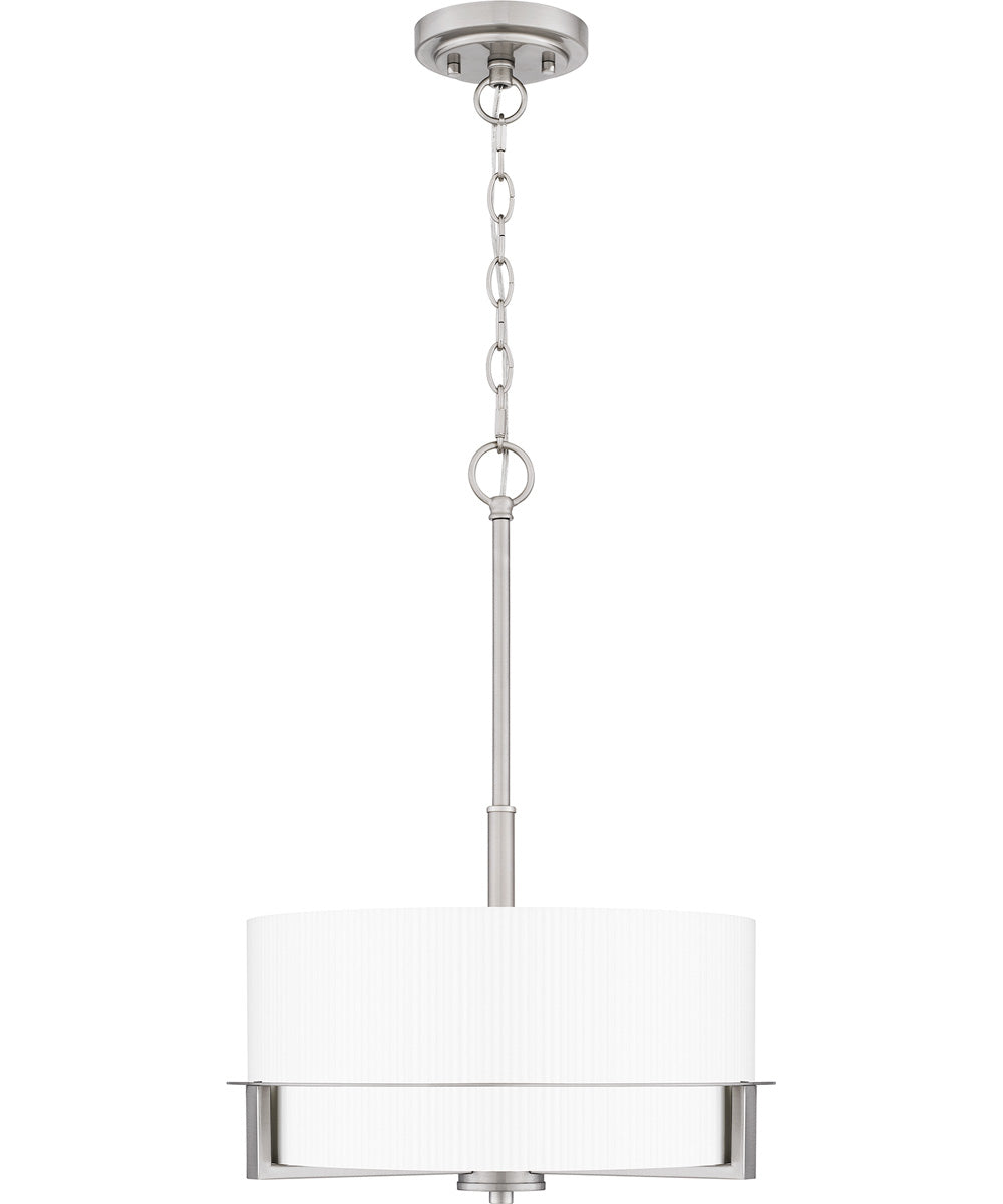 Seymour Large 3-light Pendant Brushed Nickel