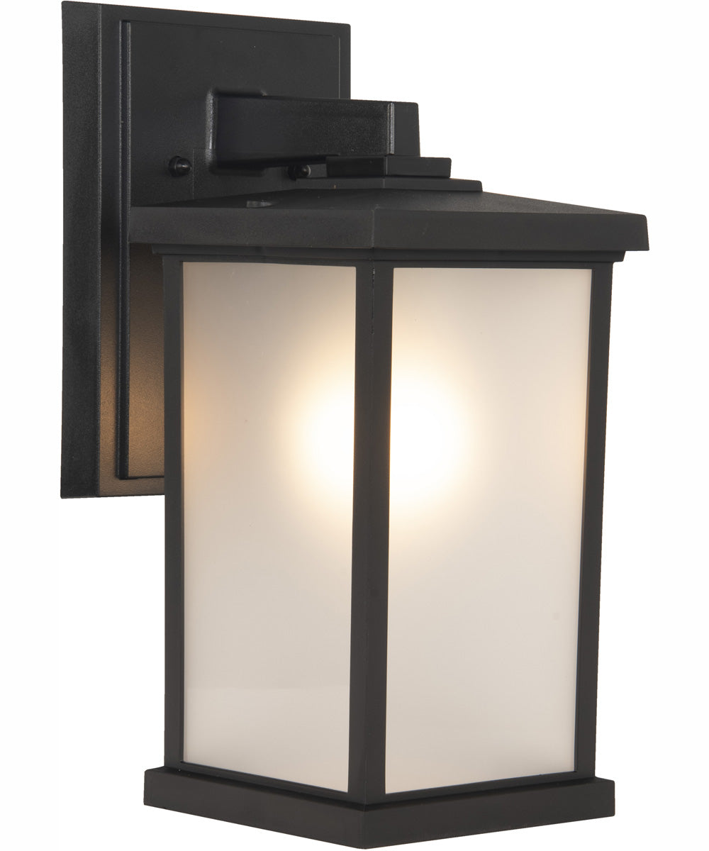 Resilience Lanterns 1-Light Outdoor Wall Lantern Matte Black
