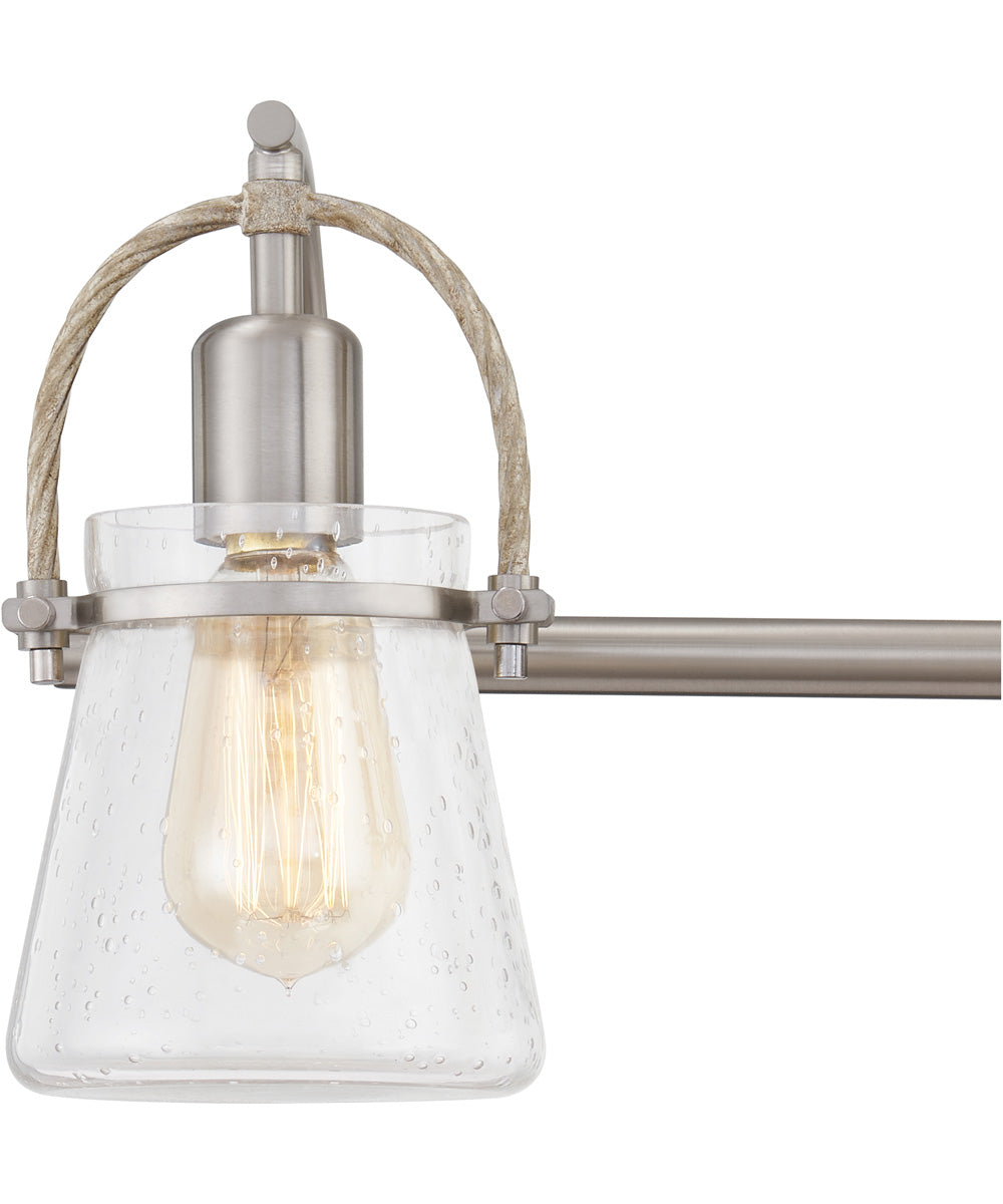 Stafford Large 3-light Bath Light Brushed Nickel